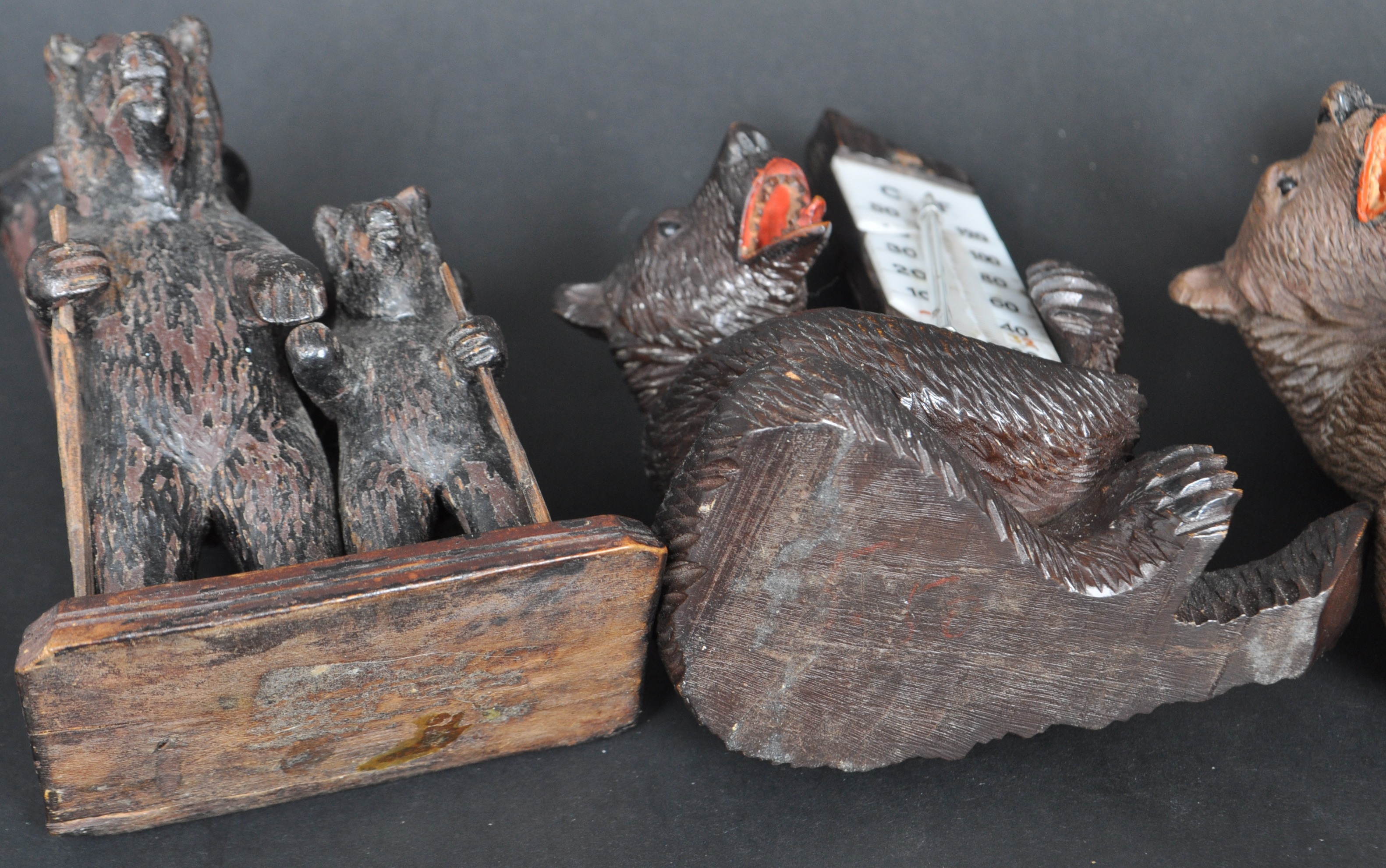 COLLECTION OF FOUR 19TH CENTURY GERMAN BLACK FOREST BEARS - Image 6 of 7
