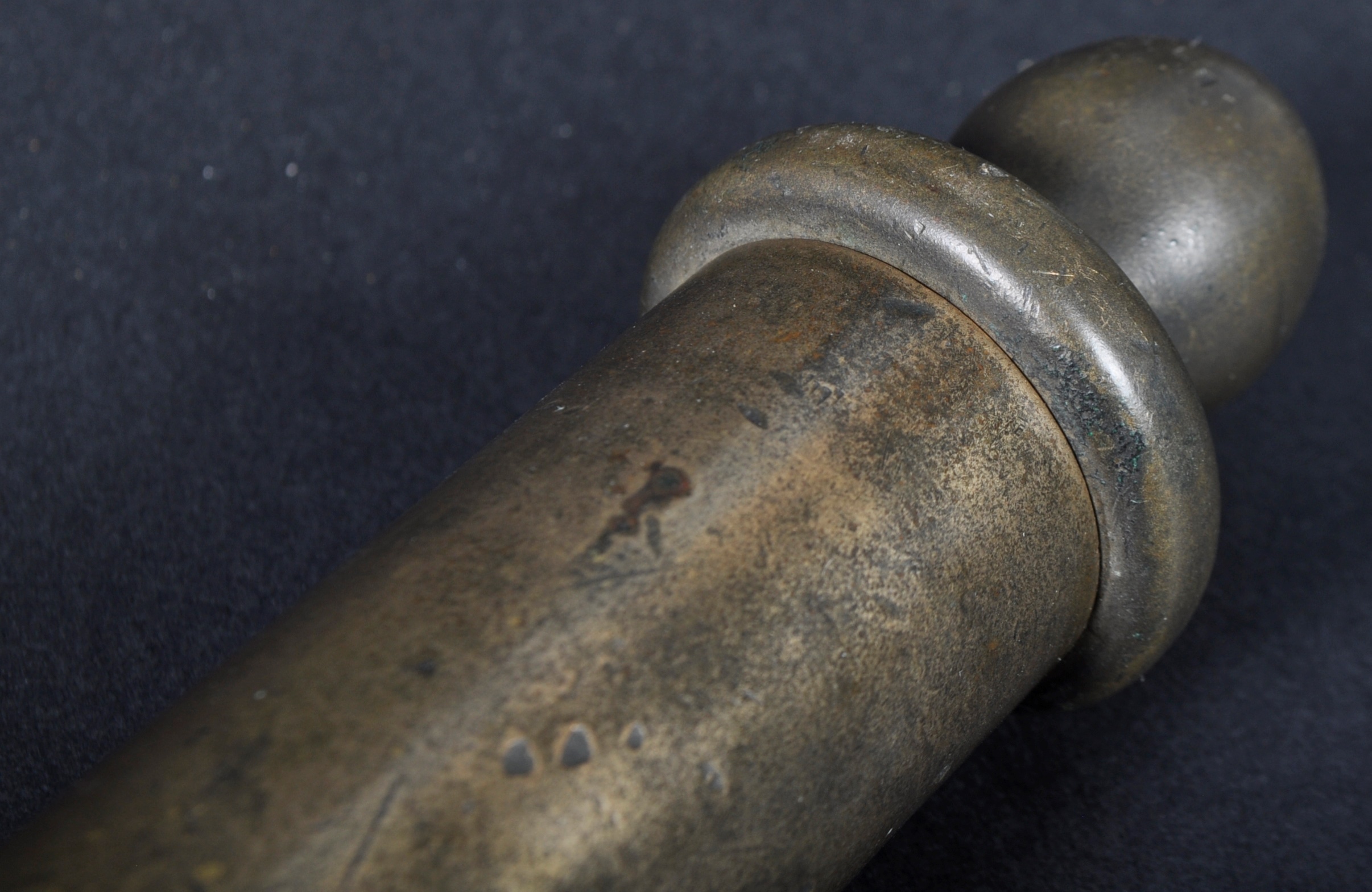 LATE 18TH CENTURY BRONZE DESKTOP MODEL CANNON - Image 4 of 5