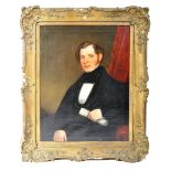 19TH CENTURY VICTORIAN OIL ON CANVAS PORTRAIT PAINTING