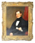 19TH CENTURY VICTORIAN OIL ON CANVAS PORTRAIT PAINTING