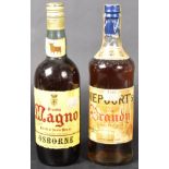 TWO 750ML BOTTLES OF PORTUGUESE AND SPANISH BRANDY