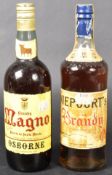 TWO 750ML BOTTLES OF PORTUGUESE AND SPANISH BRANDY