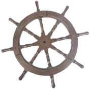 19TH CENTURY NAUTICAL INTEREST SHIPS WHEEL