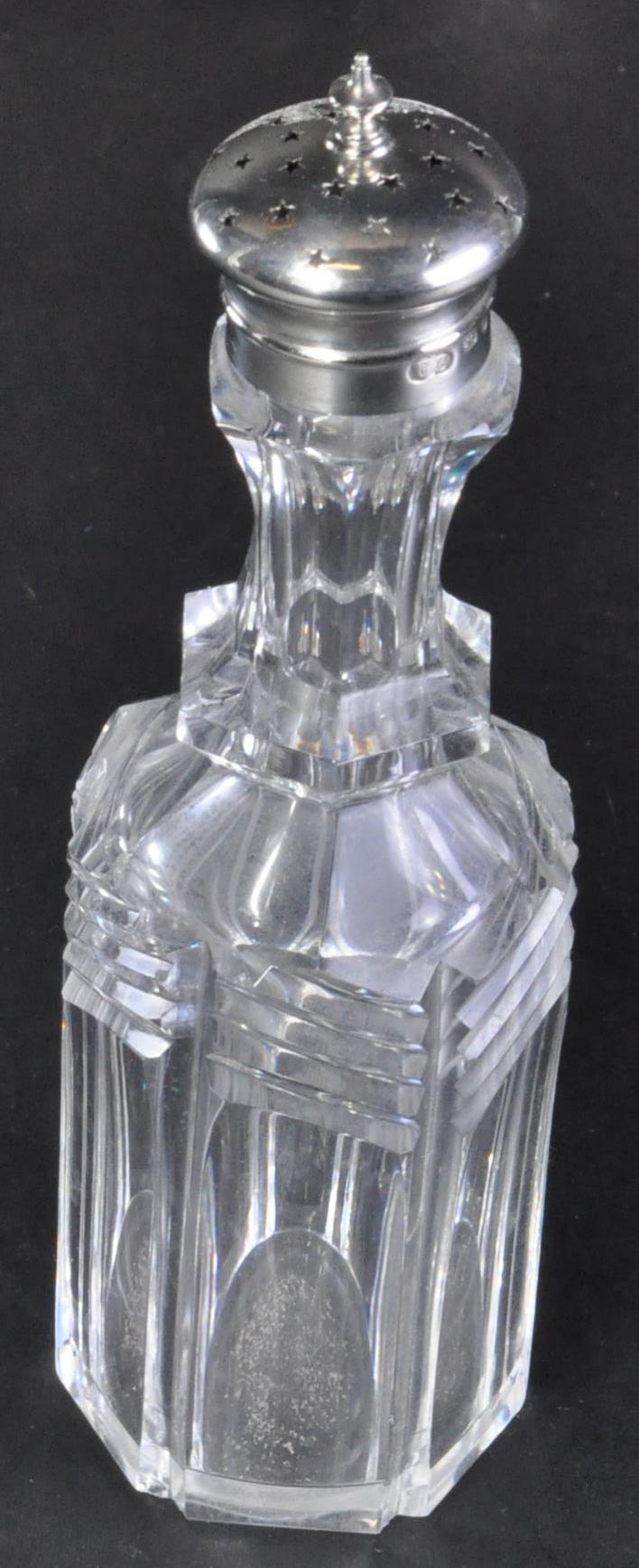 VICTORIAN ELKINGTON SILVER PLATED AND CUT GLASS CRUET SET - Image 3 of 7