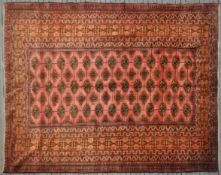 EARLY - MID CENTURY PERSIAN TURKOMAN FLOOR RUG