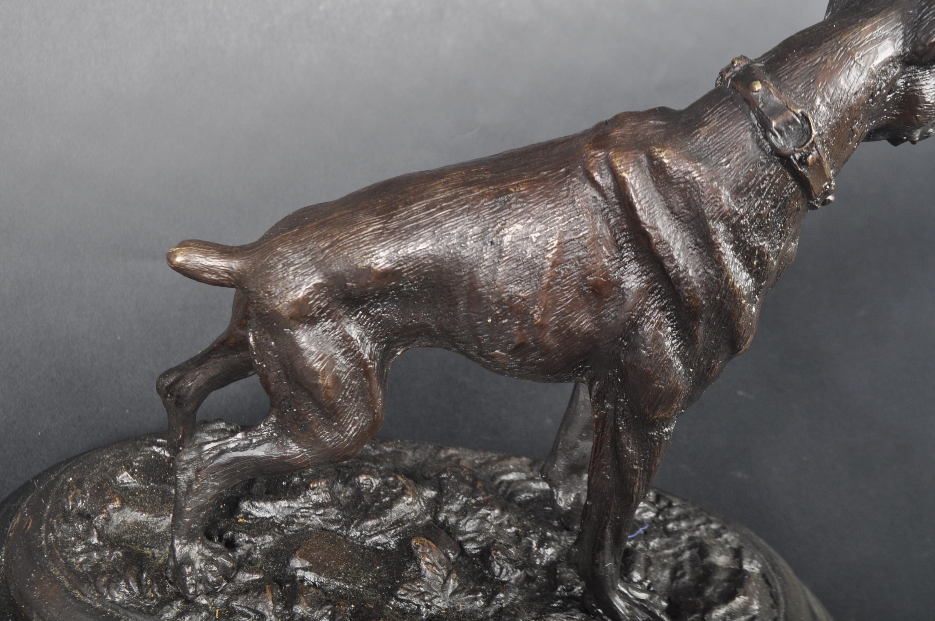 AFTER JULES MENE - BRONZE FIGURE / STATUE OF A BOXER DOG - Image 7 of 8