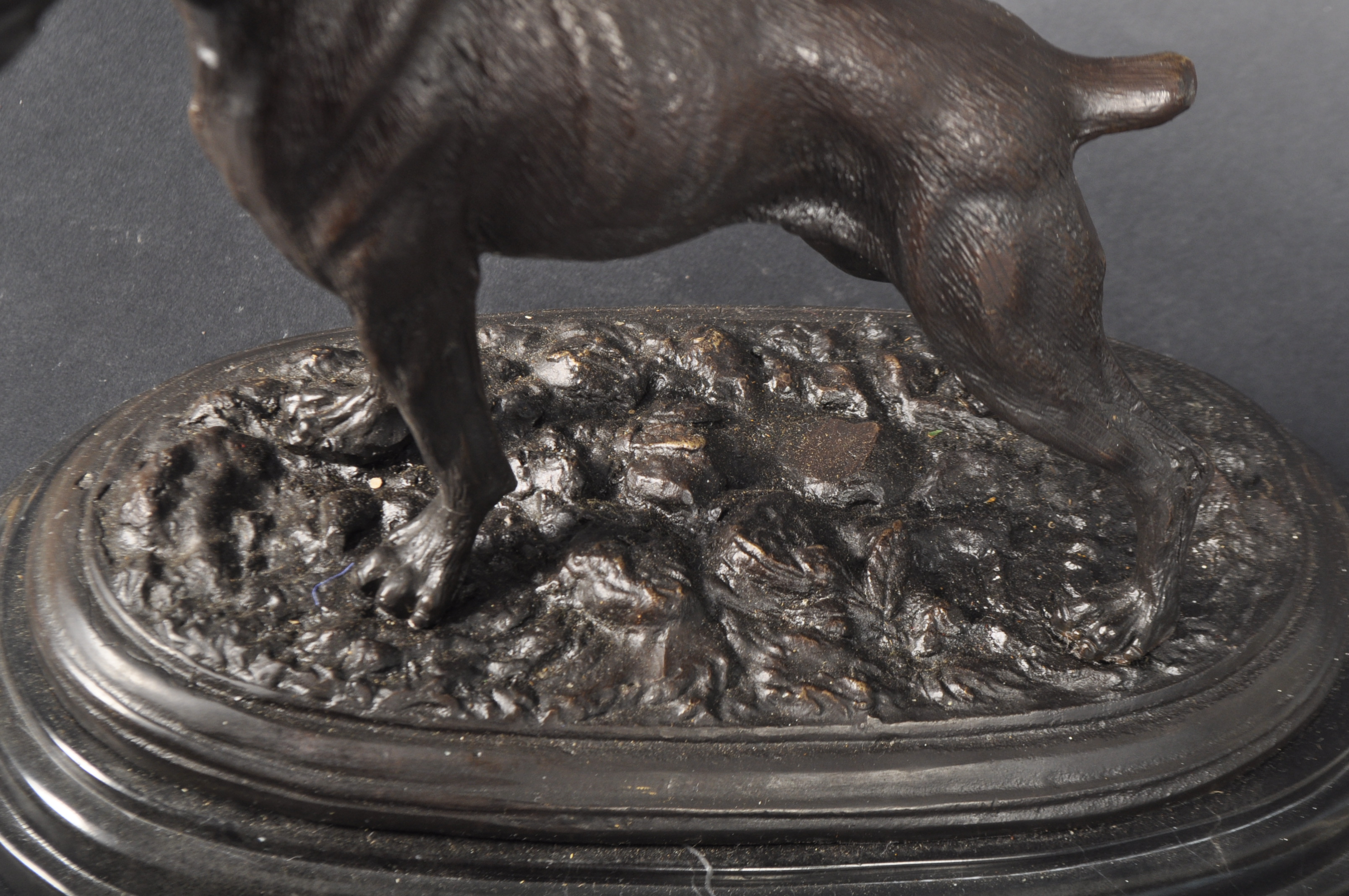 AFTER JULES MENE - BRONZE FIGURE / STATUE OF A BOXER DOG - Image 5 of 8