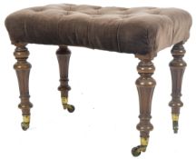 MANNER OF GILLOW - COPES PATENT PIANO STOOL