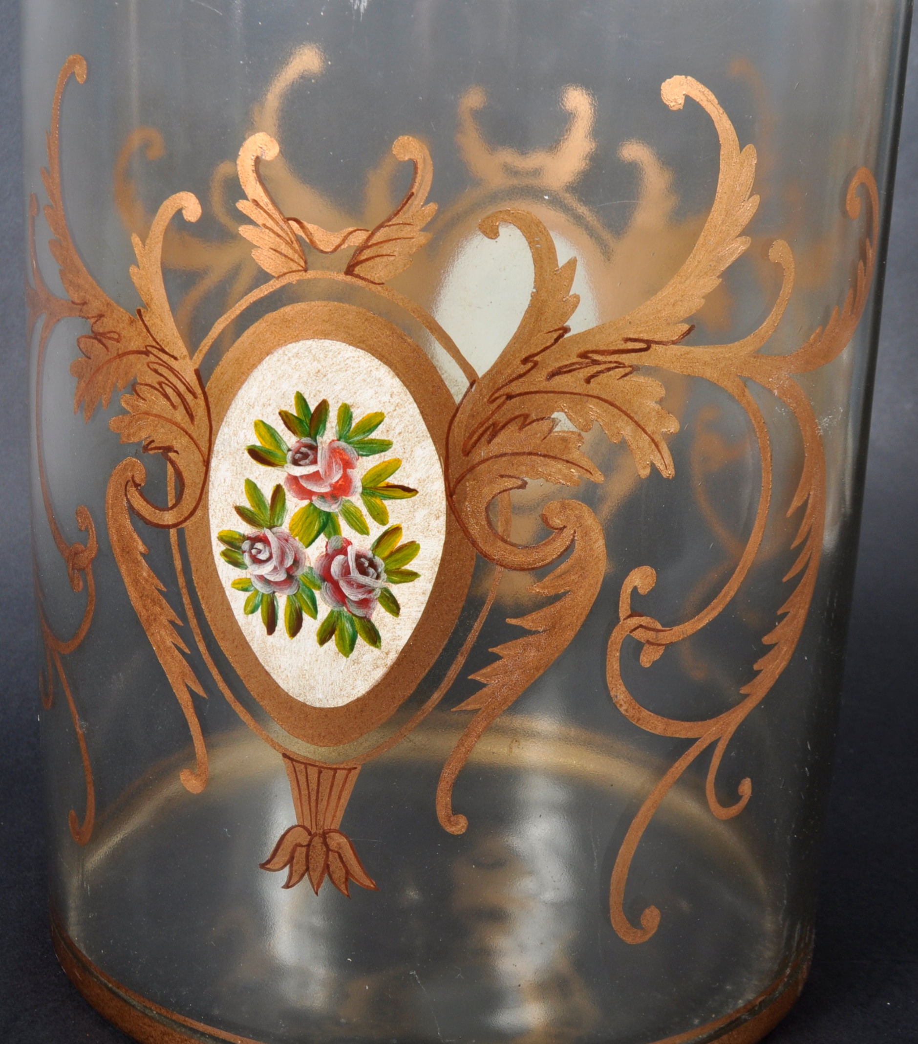 LARGE 19TH CENTURY VICTORIAN GILT GLASS SWEET JAR - Image 2 of 7