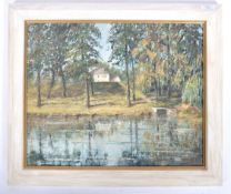 DORTHY KER BLOWS - THE POOL HARPENDEN COMMON PAINTING