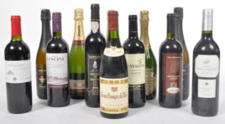 SELECTION OF ASSORTED BOTTLED WINE & CHAMPAGNE