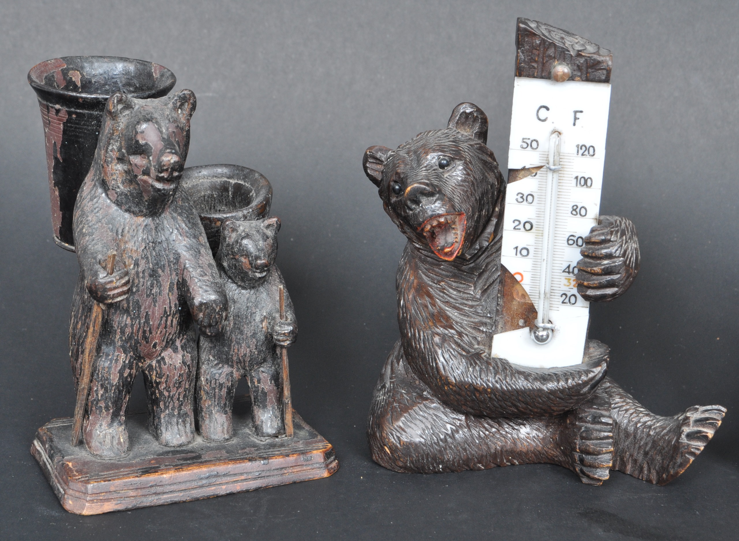 COLLECTION OF FOUR 19TH CENTURY GERMAN BLACK FOREST BEARS - Image 2 of 7