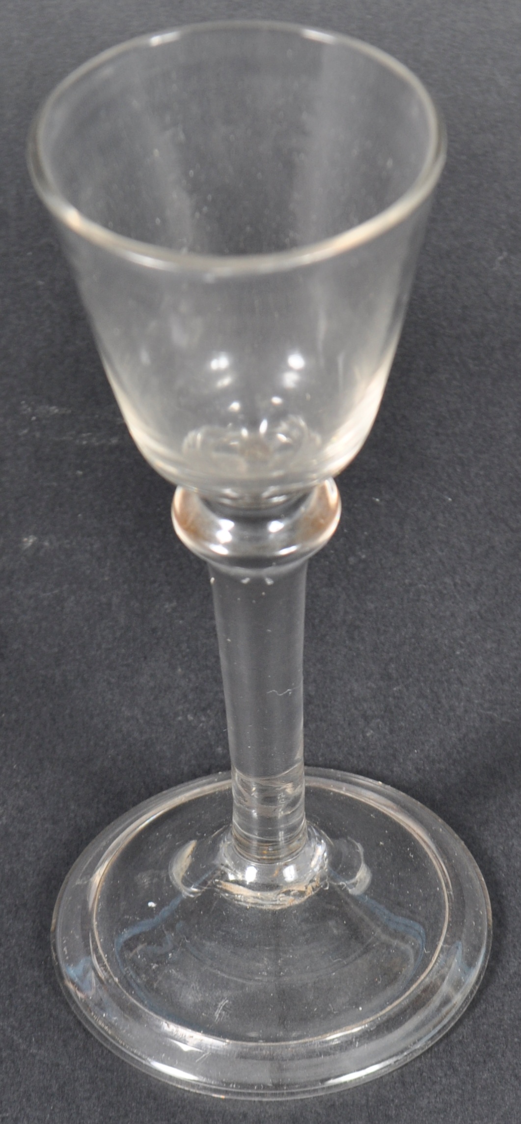 18TH CENTURY GEORGE III BALIUSTROID WINE GLASS - Image 2 of 5