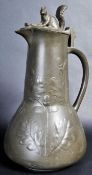 KAYSERZINN - EARLY 20TH CENTURY ART NOUVEAU PEWTER JUG