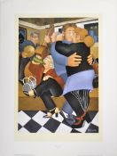 BERYL COOK (1926-2008) - SHALL WE DANCE - SIGNED PRINT