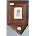 19TH CENTURY RHODES PATENT THE SEQUEL CORNER PICTURE FRAME