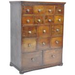 19TH CENTURY APOTHECARY MEDICINE CHEMIST CABINET