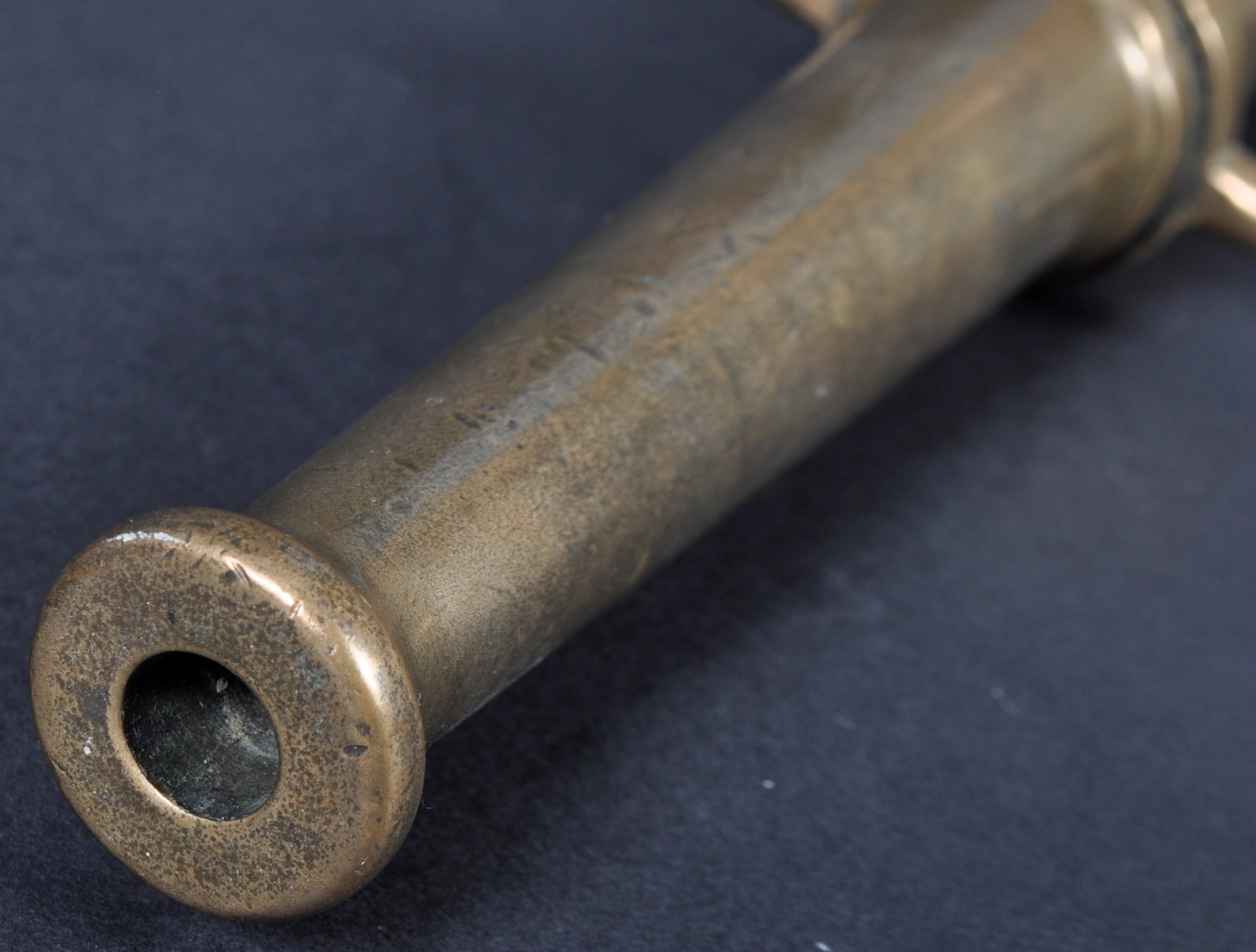 LATE 18TH CENTURY BRONZE DESKTOP MODEL CANNON - Image 2 of 5