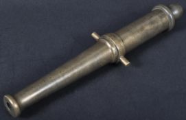 LATE 18TH CENTURY BRONZE DESKTOP MODEL CANNON