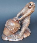 19TH CENTURY VICTORIAN BLACK FOREST TYPE MONKEY FIGURINE