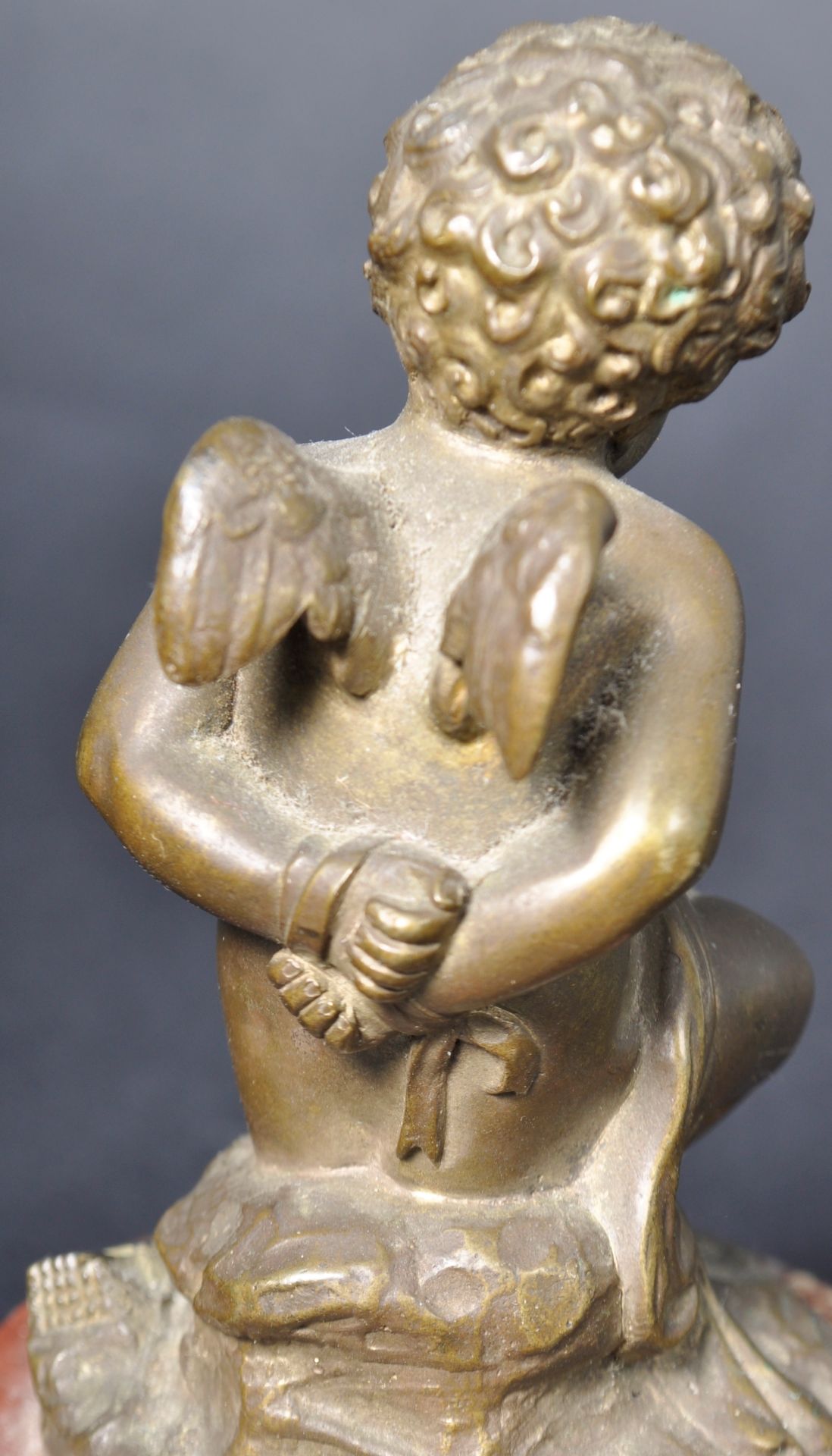 LOUIS KLEY - (1833-1911) - CUPID BOUND - BRONZE FIGURINE - Bild 6 aus 7