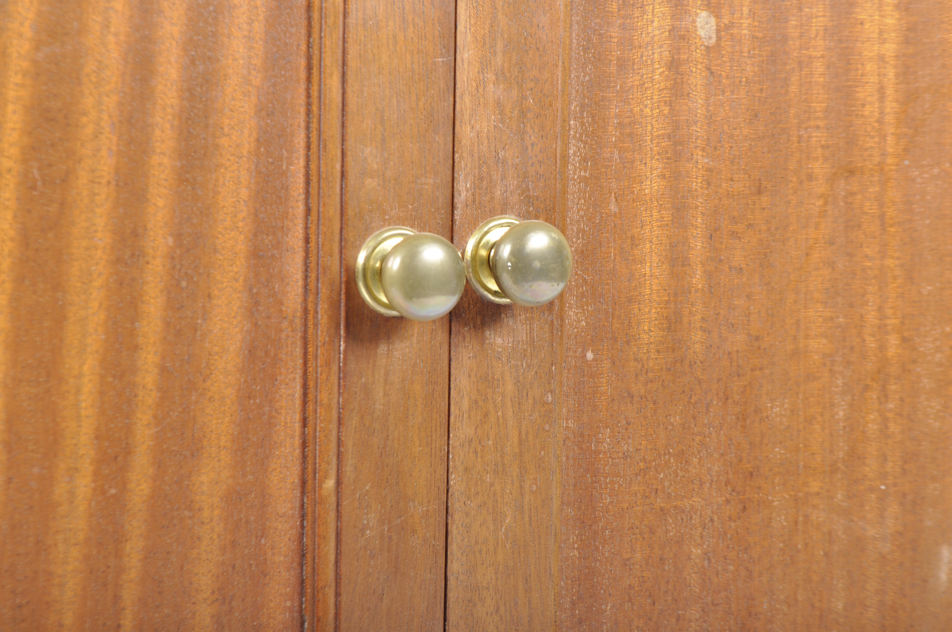 19TH CENTURY VICTORIAN MAHOGANY DOUBLE DOOR SAFE CUPBOARD - Image 6 of 8