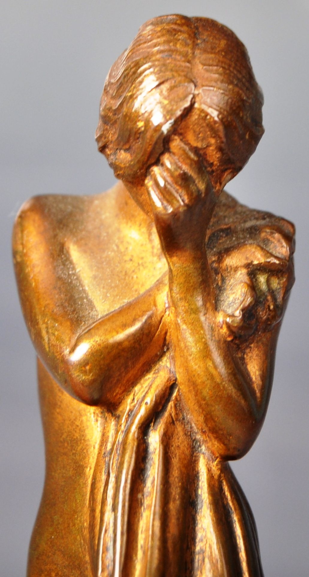 ALEXANDRE AUGUSTE CARON - FRENCH BRONZE LA PLEUREUSE FRILEUSE - Bild 5 aus 8