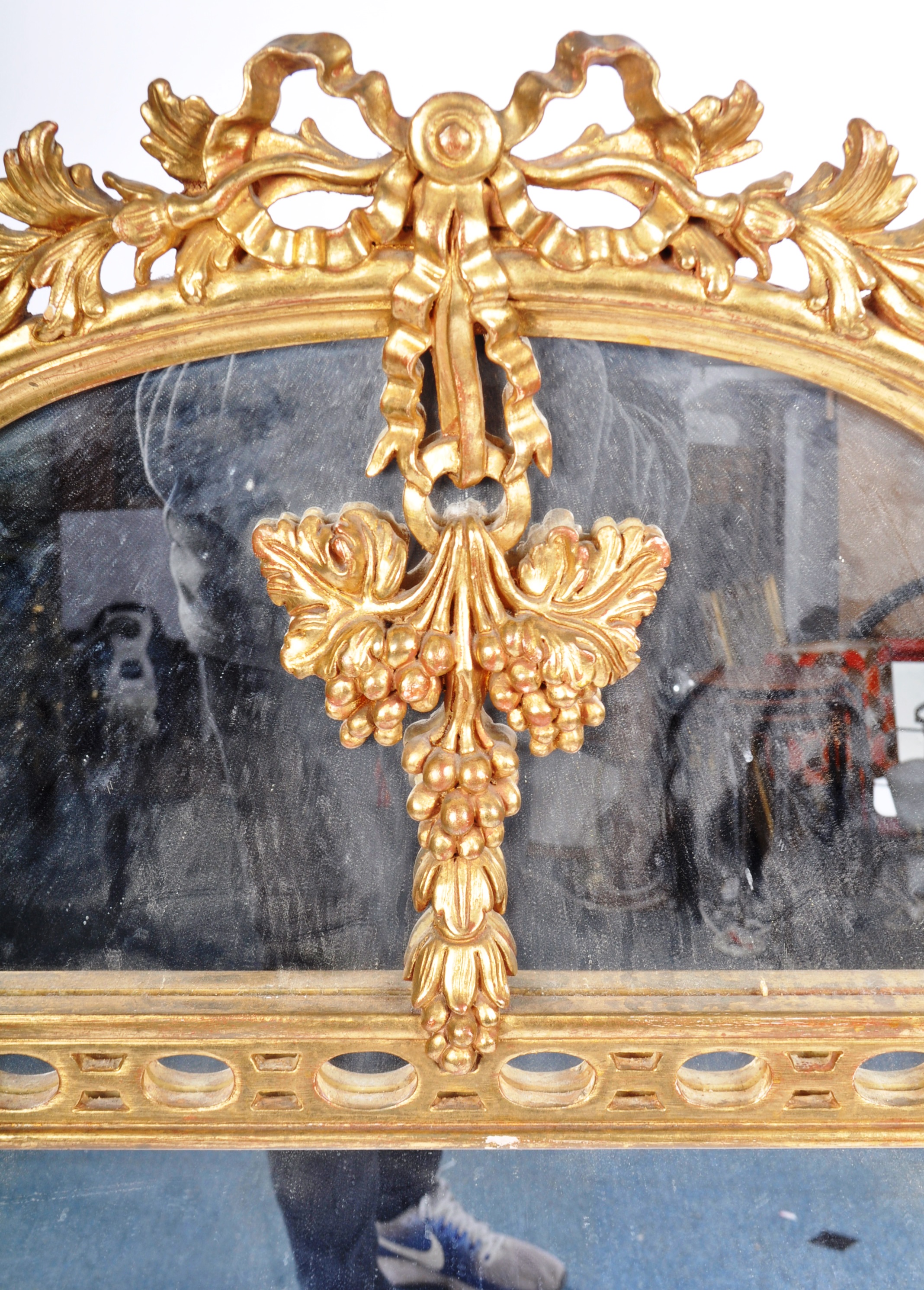 19TH CENTURY GILT PIER / OVERMANTEL MIRROR - Image 2 of 6