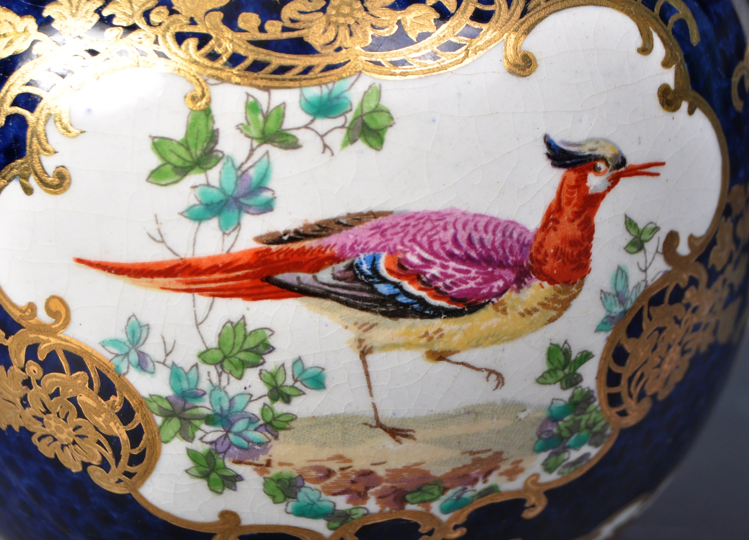 18TH CENTURY GEORGE III WORCESTER HAND PAINTED TEAPOT - Image 2 of 8