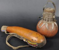 TWO EARLY 20TH CENTURY AFRICAN GOURDS