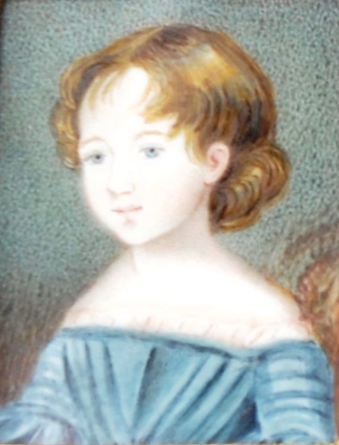 TWO 19TH CENTURY PORTRAIT MINIATURES OF CHILDREN - Image 2 of 4