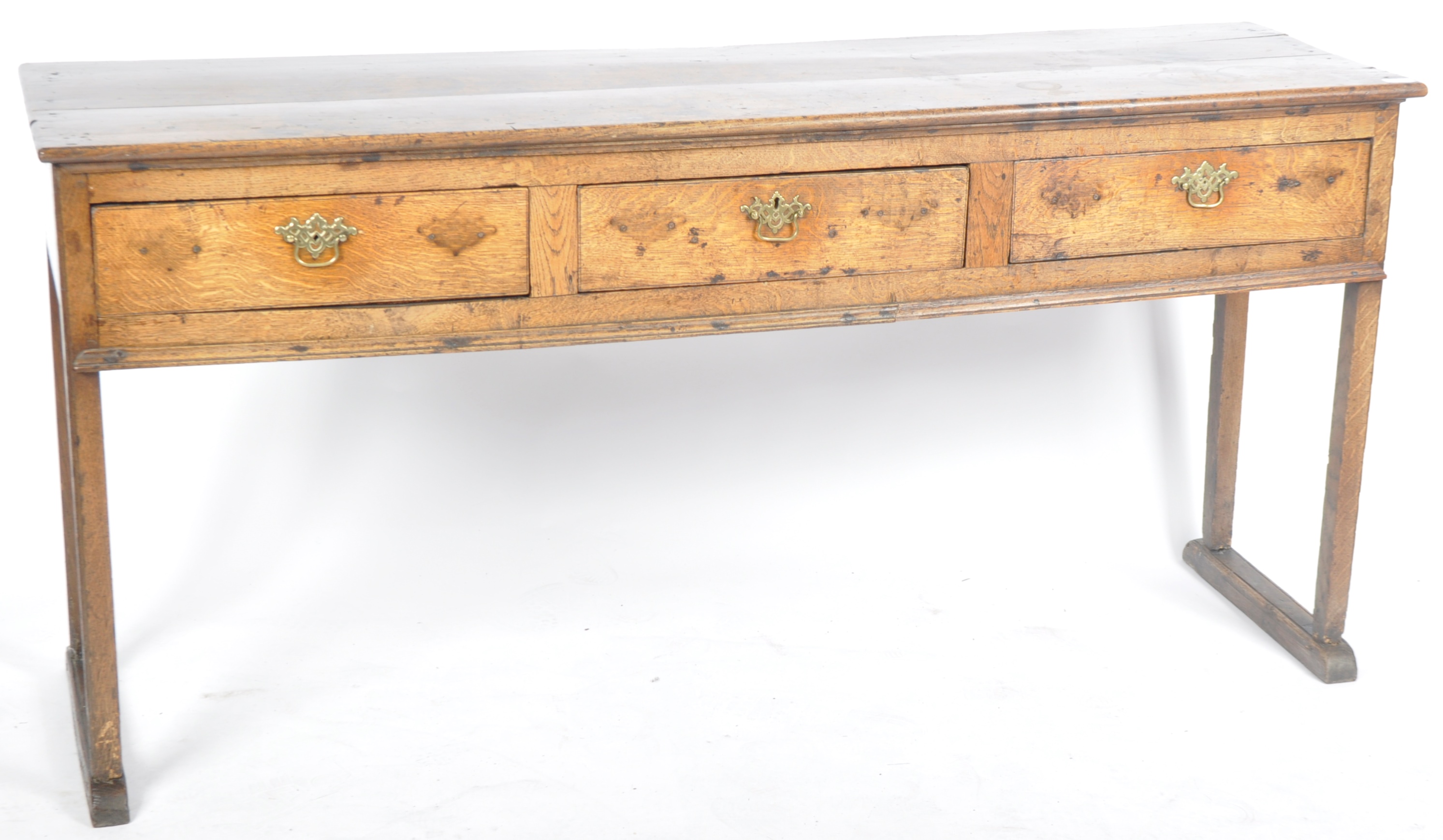 18TH CENTURY OAK DRESSER BASE - Image 2 of 9