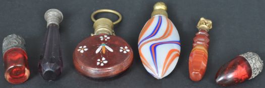 COLLECTION OF 19TH CENTURY SCENT BOTTLES & SEALS