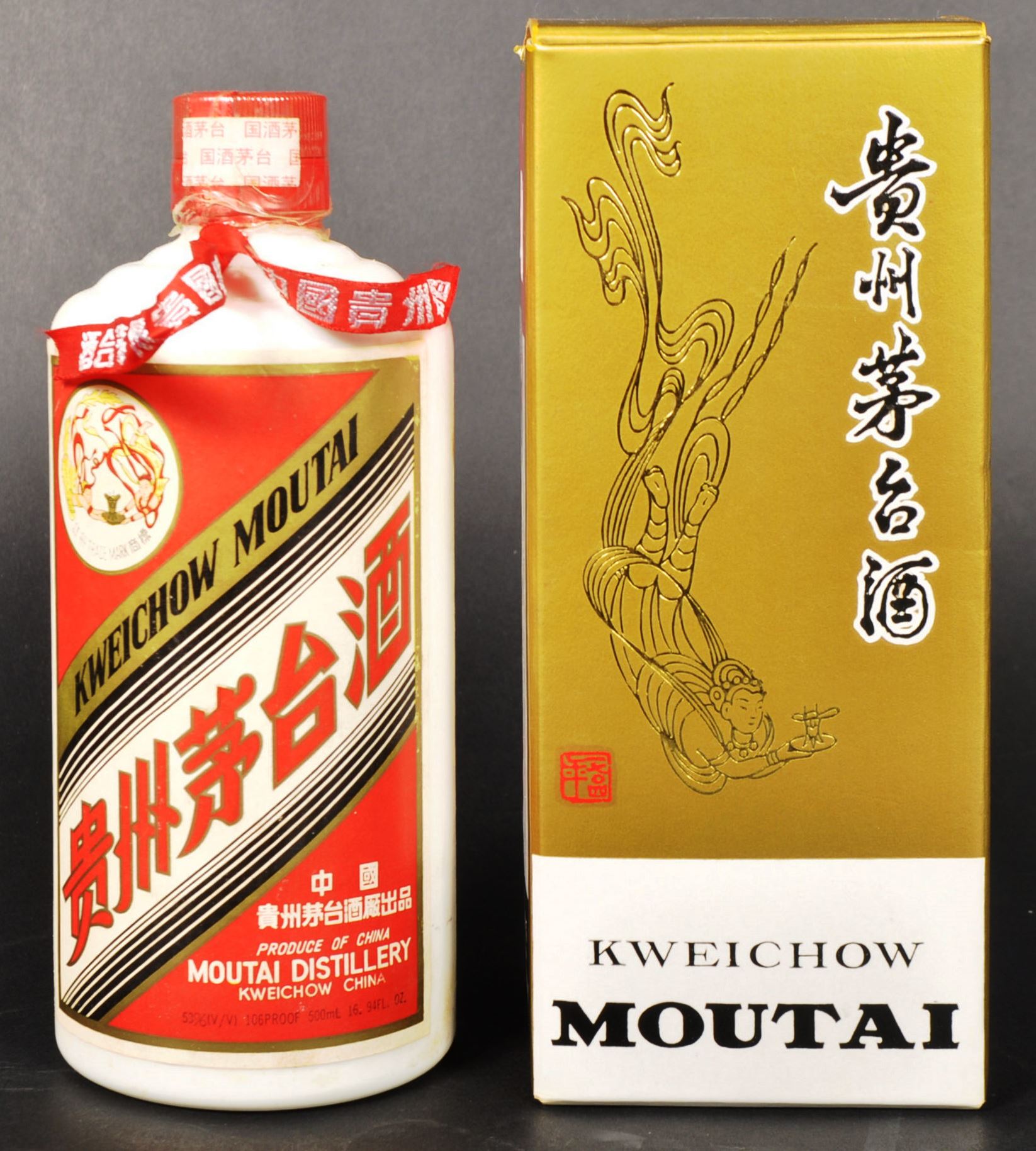 ONE 500ML BOTTLE OF CHINESE KWEICHOW MOUTAI