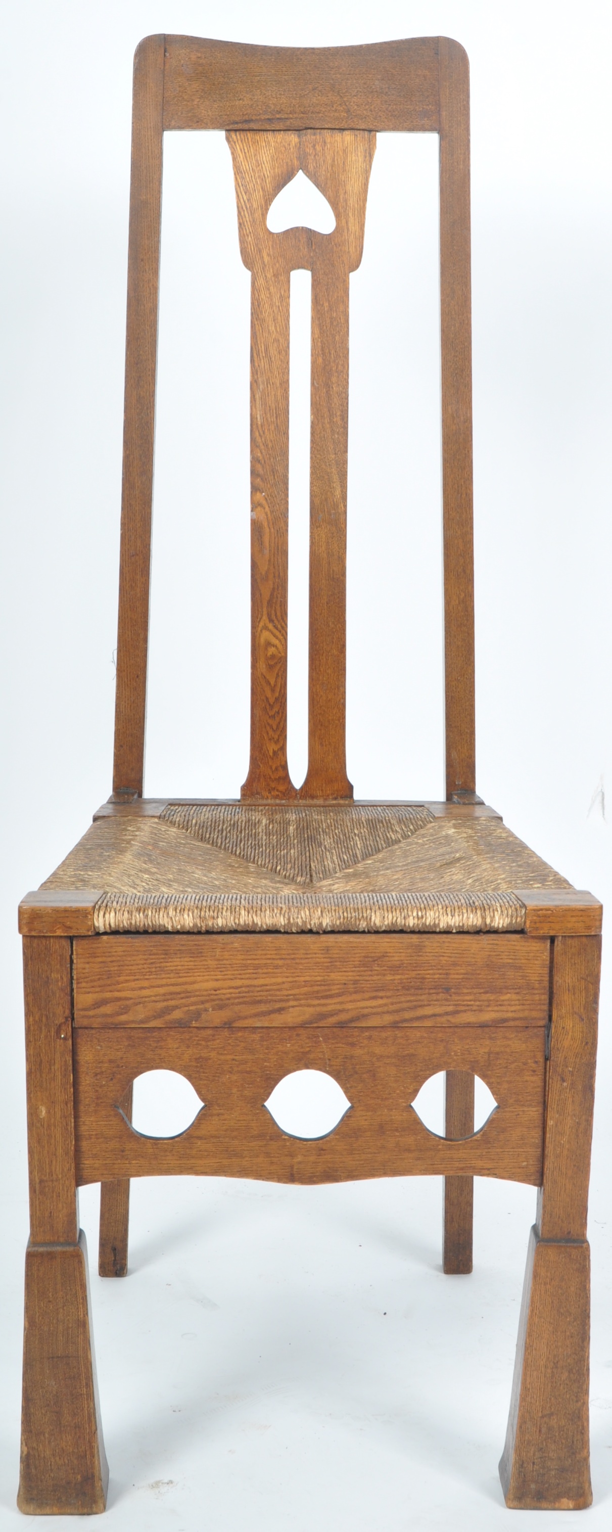 ATTRIBUTED TO VOYSEY - ARTS & CRAFTS SIDE CHAIR - Image 6 of 9