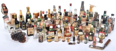 A LARGE SELECTION OF ASSORTED ALCOHOL MINIATURES