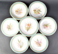 19TH CENTURY ROYAL WORCESTER PORCELAIN DESSERT SERVICE