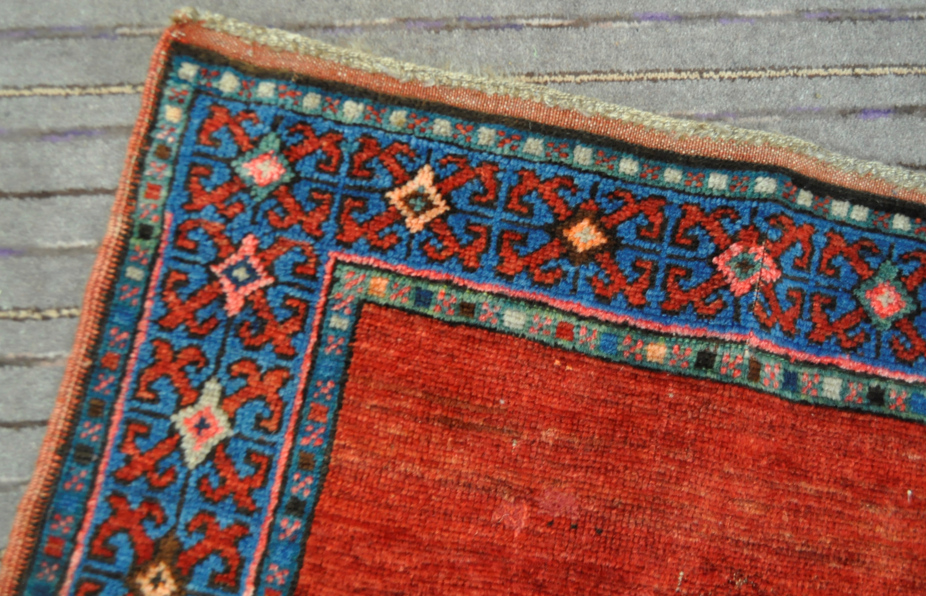 19TH CENTURY PERSIAN KAZAK WOOL CARPET RUG - Image 3 of 7