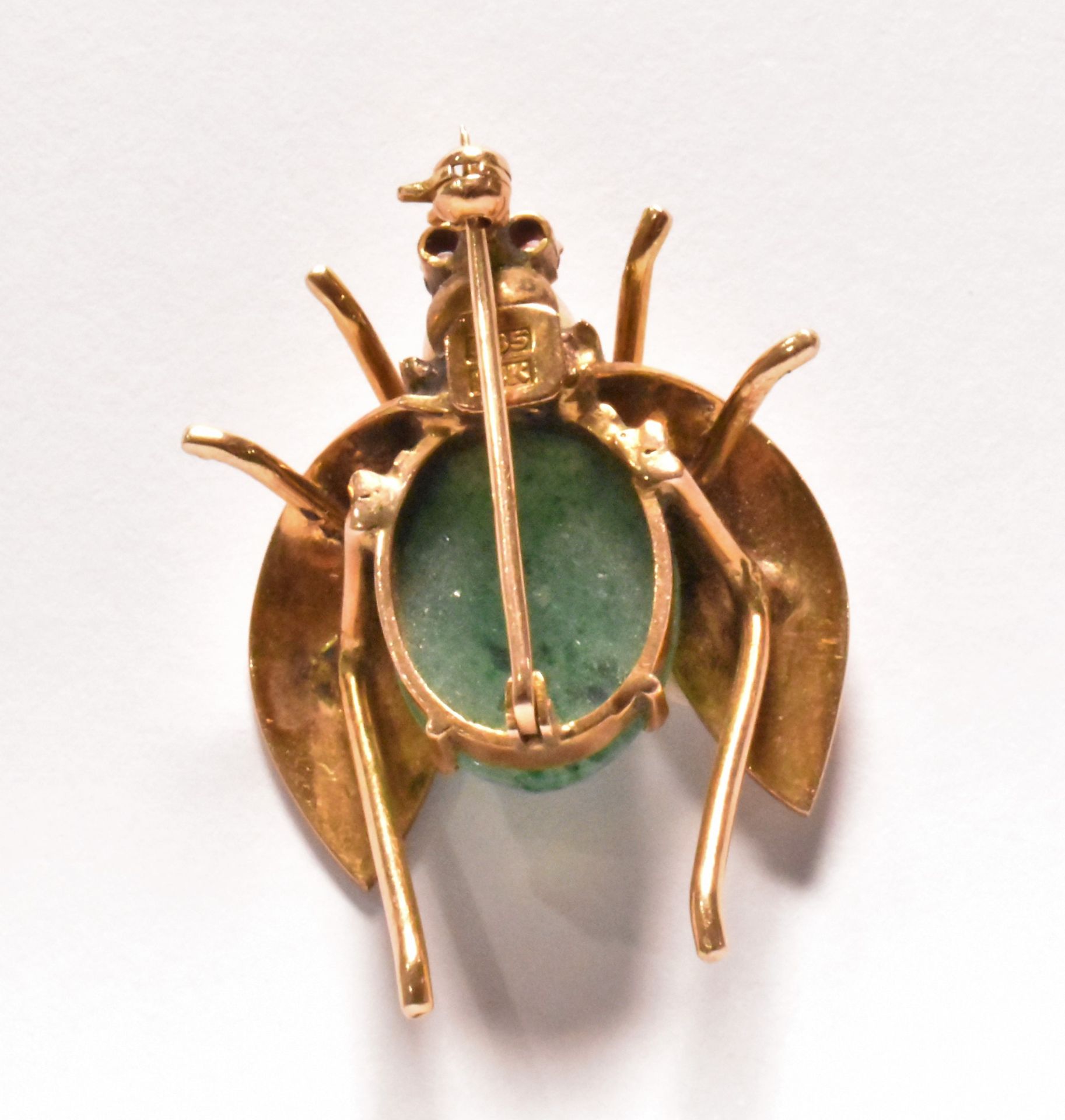 VINTAGE STONE SET BUG BROOCH - Image 3 of 4