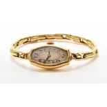 VINTAGE 18CT GOLD COCKTAIL WATCH