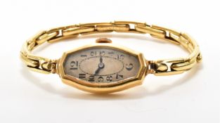 VINTAGE 18CT GOLD COCKTAIL WATCH