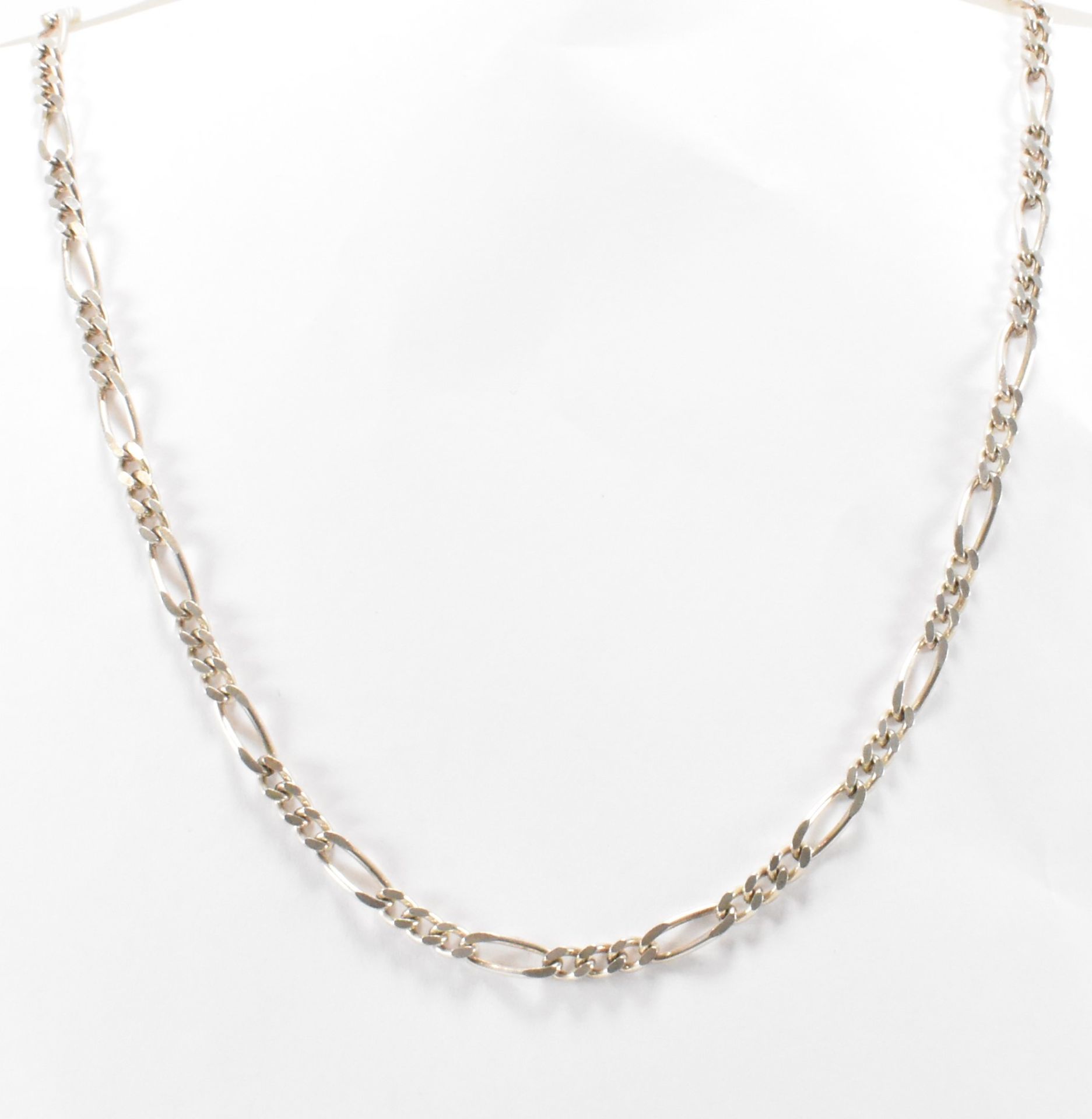 TWO SILVER NECKLACE CHAINS - Image 3 of 7