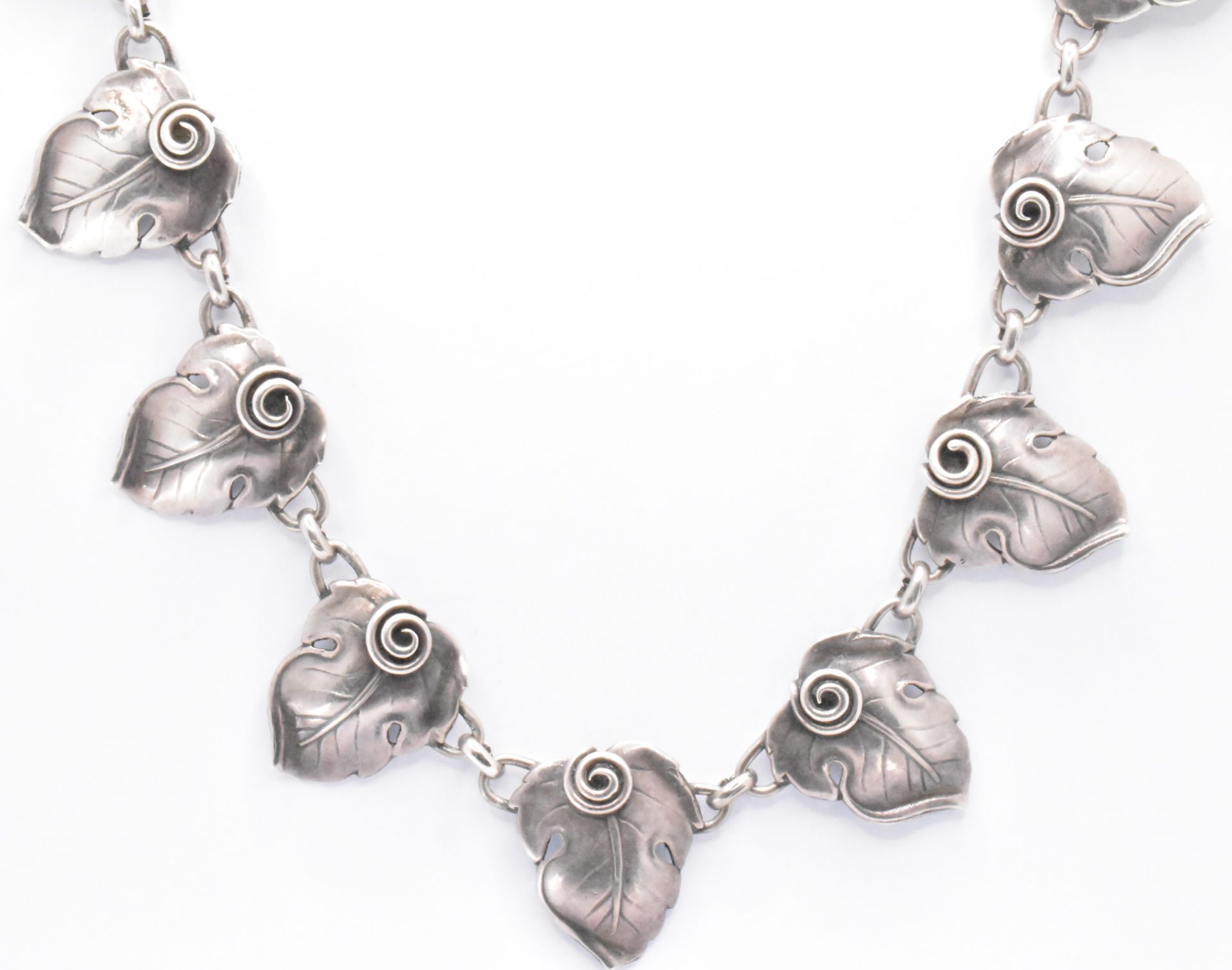 VINTAGE CANDIDA SILVER NECKLACE BY JOE CALAFATO - Image 2 of 4