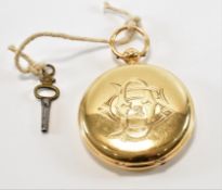 VICTORIAN 18CT GOLD HALLMARKED FULL HUNTER POCKET WATCH