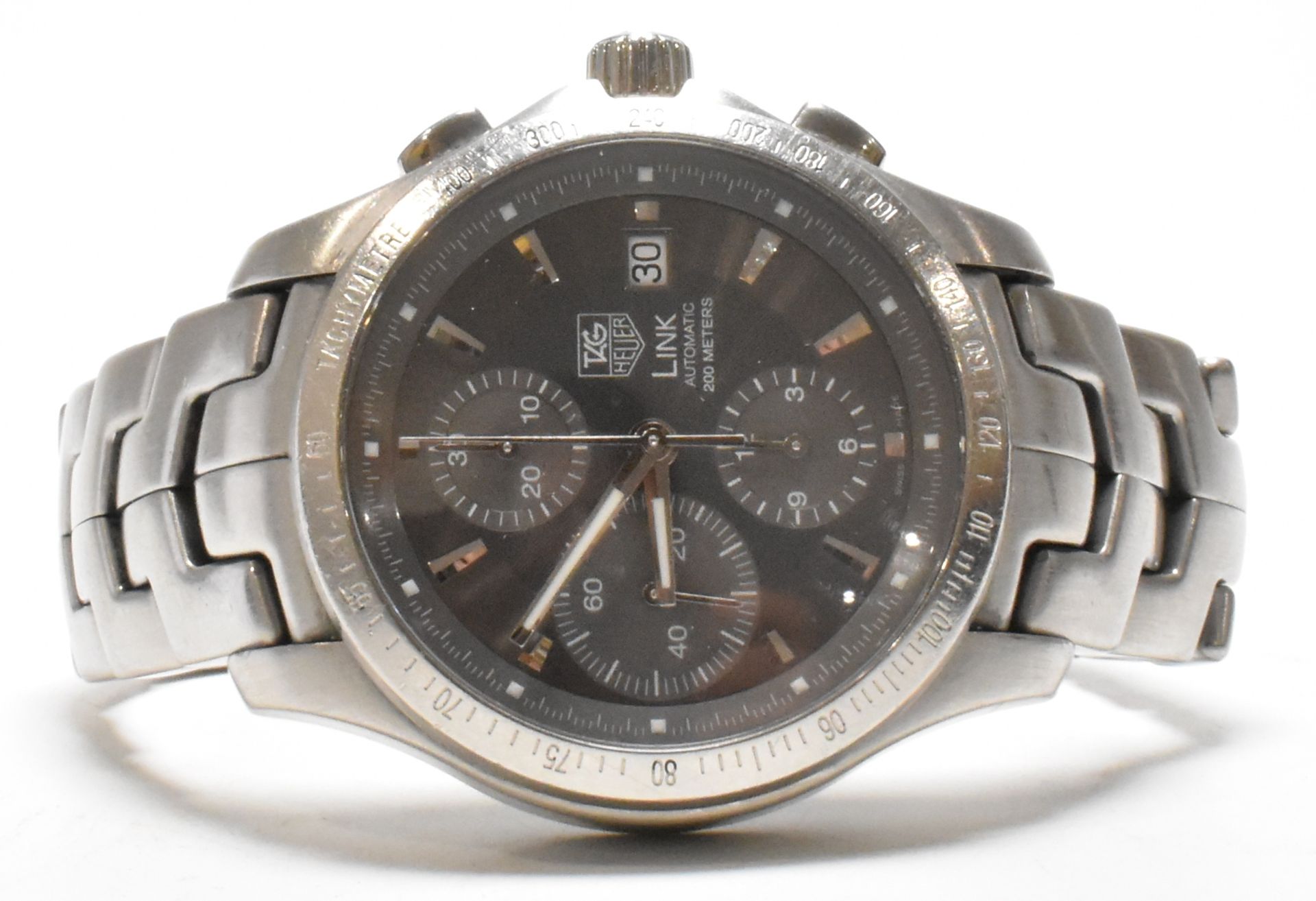 TAG HEUER LINK AUTOMATIC STAINLESS STEEL WRISTWATCH