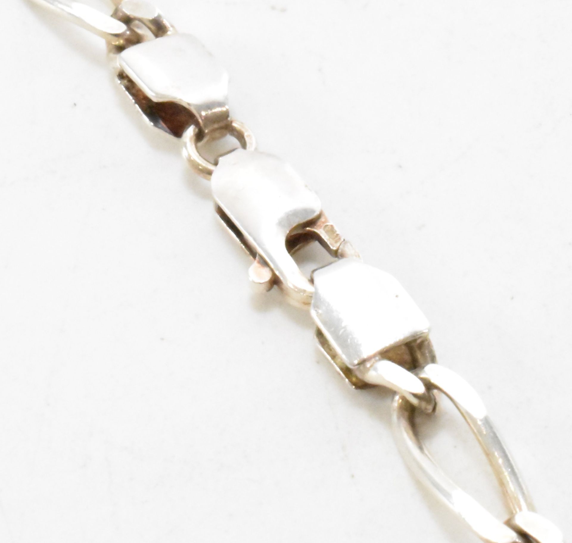 TWO SILVER NECKLACE CHAINS - Image 7 of 7