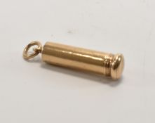 ANTIQUE 9CT GOLD EXTENDING PROPELLING PENCIL