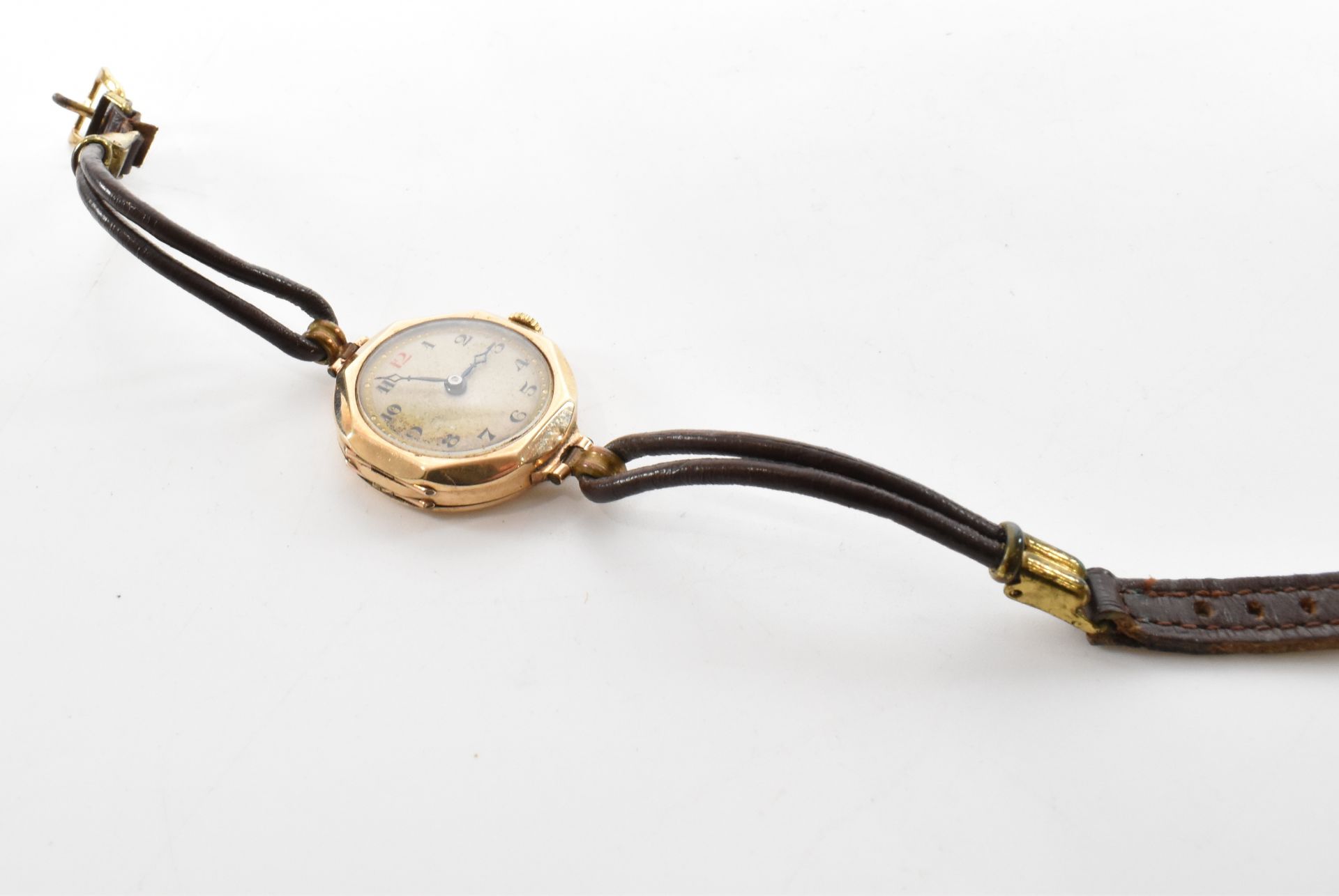 1920S / 1930S 9CT GOLD WRIST WATCH - Image 3 of 7