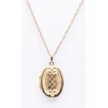 HALLMARKED 9CT GOLD PENDANT LOCKET