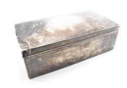 ANTIQUE SILVER DESK TOP BOX